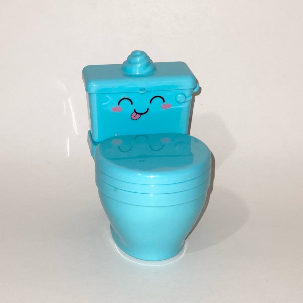 Pooparoos Surpriseroos - Toilet Bowl Blue Surprise Toilet Bowl Mattel